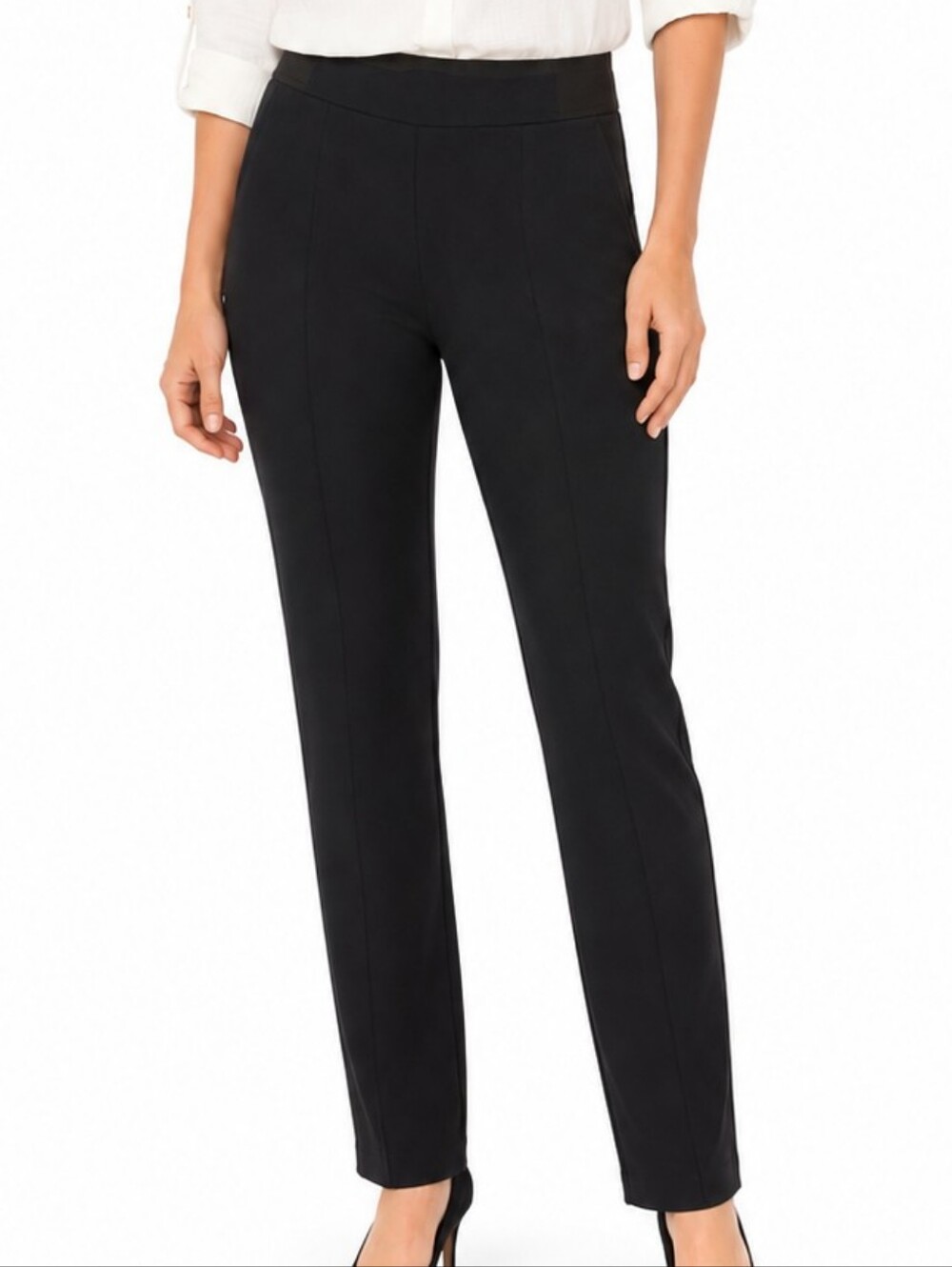a new day Black Straight-Leg Women’s Pants NWT